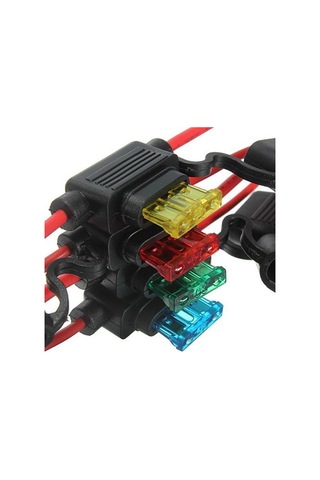 Araba Oto 10a 15a 20a 30a Orta Boy Su Geçirmez Standart Bıçak Tipi Sigorta Tutucu 20