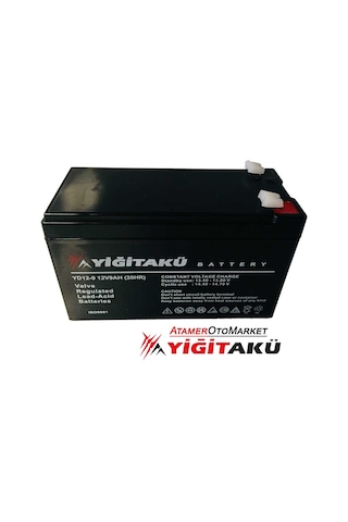12v 9 Ah-amper Kuru Tip Agm Ups Güç Aküsü Yiğit Akü