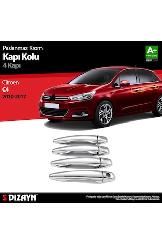 Citroen C4 Hb Krom Kapı Kolu 4 Kapı 2010-2020