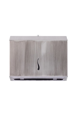 Paslanmaz Çelik Z Katlama Kağıt Havlu Dispenseri-200'lük-ESKİTME Krom Eskitme