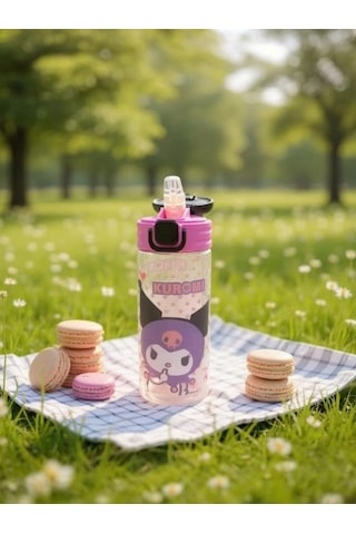 Kuromi 500 Ml Plastik Matara 3413 Çok Renkli