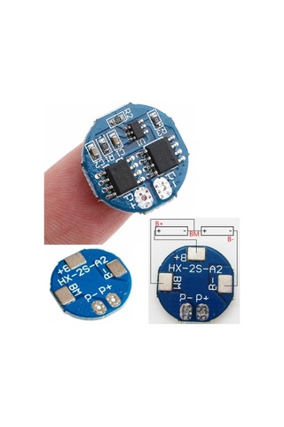 Bakayelektronik-2S 5A Bms Lityum Li-İon Batarya Koruma Kartı