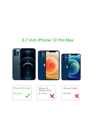 Teknomoda Apple Uyumlu iPhone 12 PRO MAX Kılıf Kamera Lens Korumalı Renkli Magsafe Şeffaf Silikon