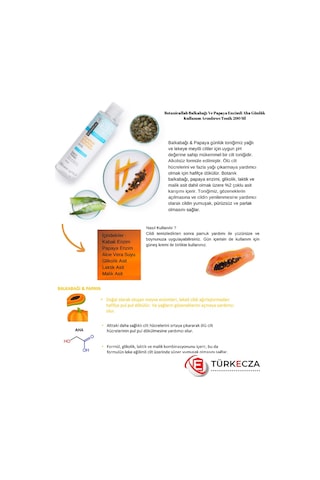 Botanical Lab Balkabağı ve Papaya Aha Tonik 200 ML + Zerdeçal Leke Kontrolü Kil Maskesi 100 ML