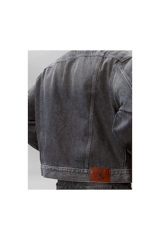 Calvin Klein 90s Blue Ash Stone T, Sco, S Erkek Gri Kot Ceket-16131