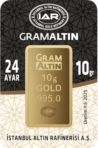 Tuğrul Kuyumculuk 24 Ayar Külçe Altın 10 G
