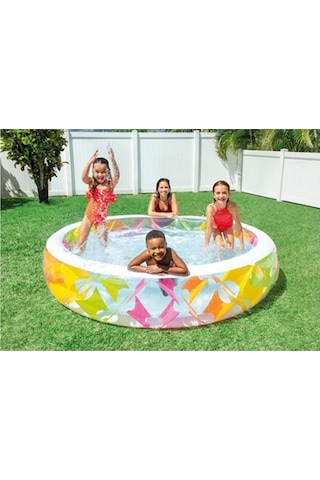 Intex Yumuşak Taban Şeffaf Havuz 229x56 Cm