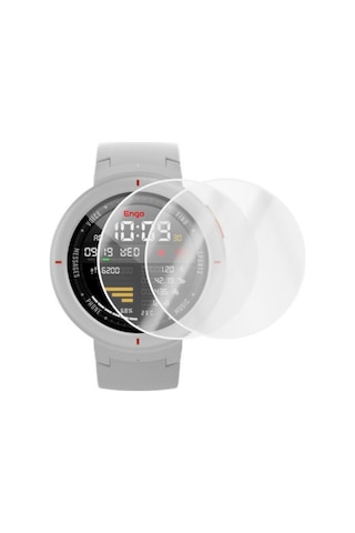 Amazfit Verge Saat Ekran Koruyucu Tam Kaplama Şeffaf Tpu Film 2 Adet