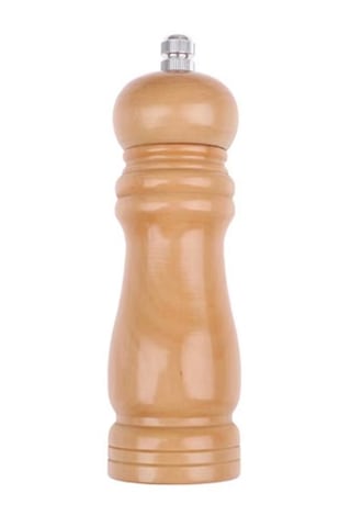 Tuz Değirmeni Baharat Değirmeni Ahşap Manuel Çalışır Boy: 21cm 5c