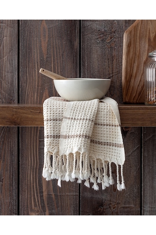 Madame Coco Claire Mutfak Havlusu Hvlu0000000109 40 X 60 Cm-kırmızı/bej