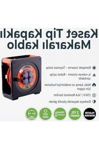 Termal Sigortalı Uzatma Kablosu, 3x2.5 Mm, 40 Metre