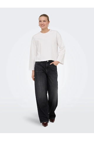 Only Onltoledo Mw Loose Straight Kadın Jean Pantolon 15378070 Siyah