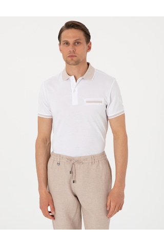 Pierre Cardin Erkek Beyaz Tişört 50307562-vr013 Beyaz