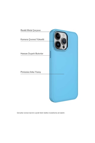 Apple Uyumlu iPhone 11 Renkli Metal Kamera Çerçeveli İçi Kadife Lansman Kılıf - Lavanta Gri