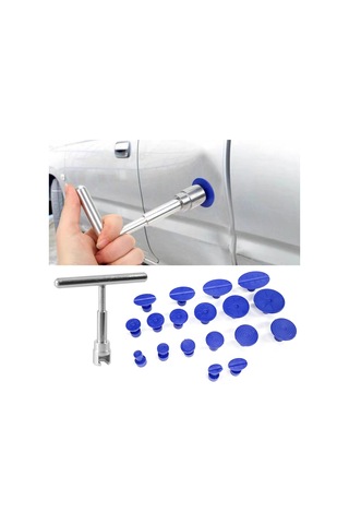 Qingmipy Oto Gövde Çukurluk Tamiri Seti - Boya Olmadan Halka Ve Darbe Yaranları Tamiri, Alüminyum T Tipi Kaydırıcı Çekiç İle 18 Parça Saksi, Metal, Cam Ve Seramik Üzerinde Kullanımı