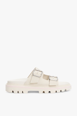Kadın Double Strap Sandal Suede Terlik En0en02797acg Bej