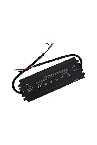 HazarLed 12 Volt 8,3 Amper Ip67 Su Geçirmez Dış Cephe Led Adaptör 100 Watt