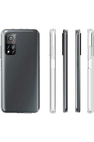 Xiaomi Mi 10T 5G Kilif Seffaf Silikon Hibrit Case 405429739