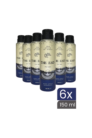 The End Erkek Deodorant 6 x 150 ML