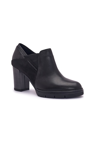Klasik Ayakkabı Kadın 484365mk Donna Serena 4365mk Nairobi Pelle Nero Siyah