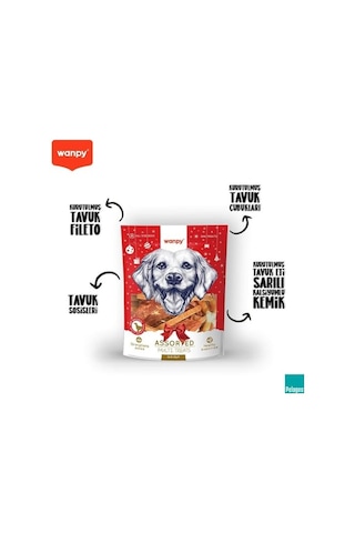 Wanpy Karışık Yılbaşı M-02h Köpek Ödülü 300 G