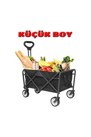 Küçük Boy Çok Amaçlı Katlanır Kamp Piknik Tatil Sahil El Arabası Vd35