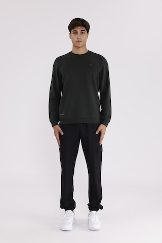 Rowinger Modal Karışımlı Yumuşak Dokulu Rahat Kalıp Esnek Kullanım Sunan Sweatshirt Haki