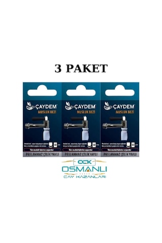 3 Pk Musluk Bezi Paslanmaz Musluk Bezi