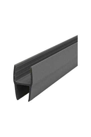 8x10 Mm Büyük H Alüminyum Görünümlü 1. Kalite Plastik Cam Balkon Fitili 200 Cm 2 M