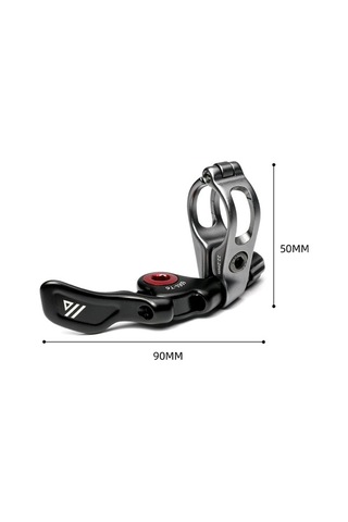 Artfulabode Ztto Yükseltme Yol Vites Uzaktan Siyah Sele Sele Kontrol Kolu İçin Gidon Düşürücü Değiştirici Dağ Borusu Borusu Bisikleti Bisiklet Bisiklet Anahtarı 22.2mm Vz Siyah