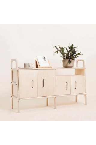 Woodesk Notte Ahşap, Dolap Ve Konsol, 140x90, Natural Renk