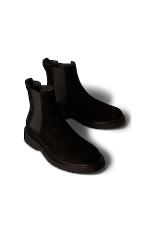 Calvin Klein Siyah Erkek Bot Combat Ess Chelsea Boot Su-10186 Siyah