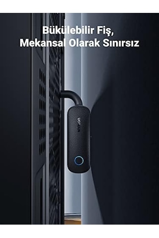 Bluetooth 5.0 Verici 3.5mm Ve Dahili Mic Araç Mikrofon Bluetooth Adaptörü İle 2&apos Si 1 Arada Alıcı Siyah