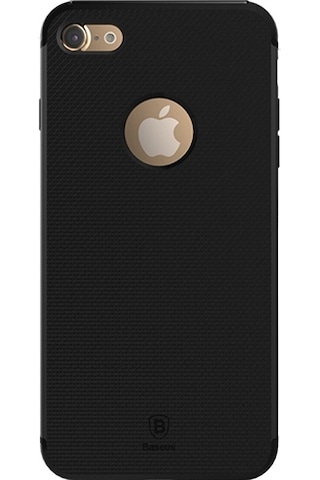 Apple Uyumlu iPhone Baseus Hermit Bracked Case 7 Plus İle Silikon Kılıf Siyah