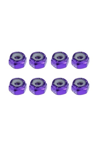 Pazly Suntek 8 Adet Yedek Longboard Kaykay Kamyon Donanım Seti - Mor Mor