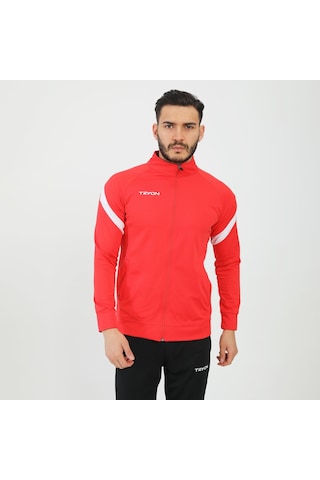 Tryon Kırmızı - Beyaz Erkek Futbol Kamp Sweat Kamp Eşofman Evo Pr 001