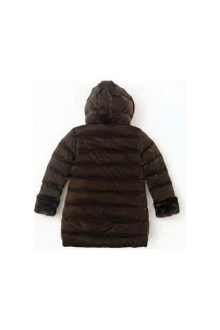 Xo Kids Kız Çocuk Mont 7-10 Yaş 8051 Siyah