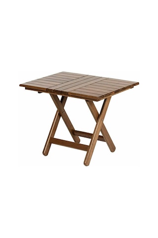 Atina 50X80 Katlanır Ahşap Bahçe Balkon Sehpası