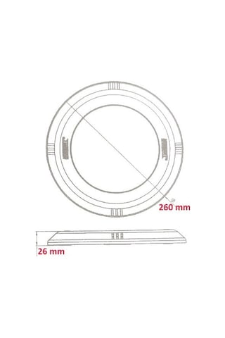 Flat Sıva Üstü Işıl Serisi Led Havuz Lambası Beyaz Işık