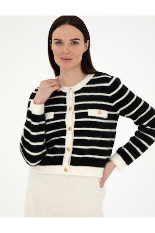 Pierre Cardin Kadın Siyah Hırka Triko 50296328-vr046 Siyah
