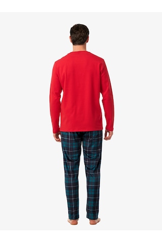 Blackspade Erkek Polar Pijama Takımı 40979 - Kırmızı