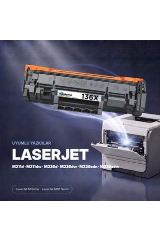 Hp 136x-w1360x Orjinal Toner/ M211 / M236 Yüksek Kapasite