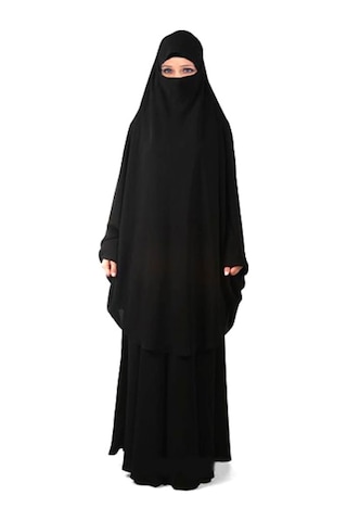 Çarşaf - Sultanbaş Peçeli İpek Çarşaf - 1475