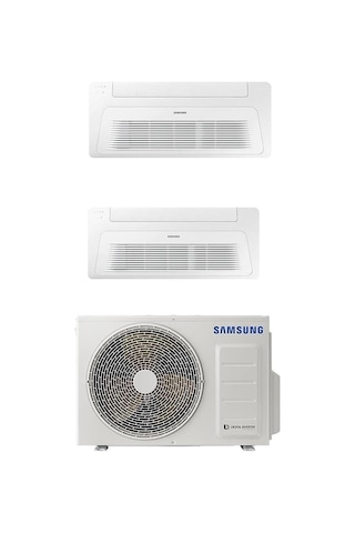 Samsung WindFree Multi AJ050TXJ2KH/EA 5.2 kW 1 Dış + 2 İç Ünite (9+9) Tek Yön Kaset Tipi Klima Samsung WindFree Multi AJ050TXJ2KH/EA 5.2 kW 1 Dış + 2 İç Ünite (9+9) Tek Yön Kaset Tipi Klima