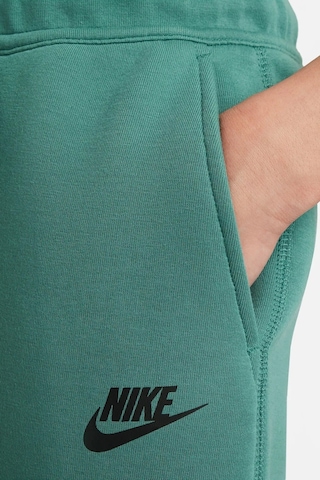 Nike Sportswear Tech Fleece Kids Pant Green Çocuk Fermuar Cepli Eşofman Altı Yeşil Yeşil