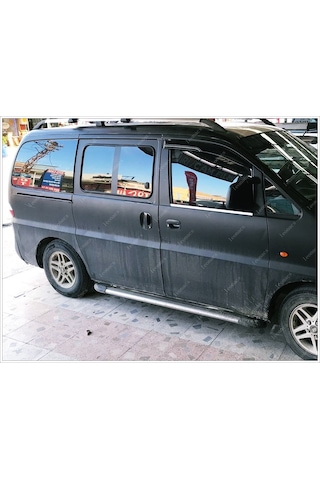 Hyundai Starex Krom Cam Çıtası 2 Parça 2004 ve Üzeri P.Çelik