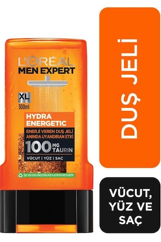 L'Oreal Paris Men Expert Hydra Energetic Enerji Veren Duş Jeli 3 x 300 ML