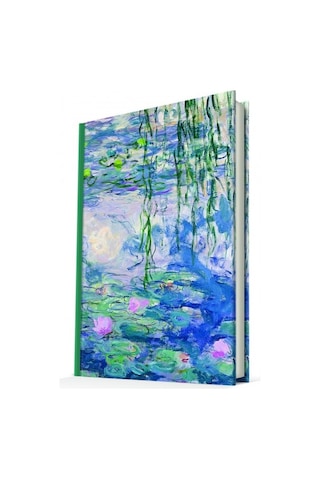 Deffter Art Of World Waterlilies Claude Monet 96 Yaprak Çizgili Sert Kapak Defter