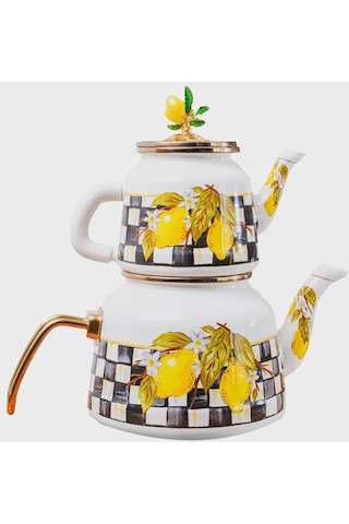 Lndcyd-9663-1 Miss Betty 2.65 Litre Emaye Çaydanlık 001