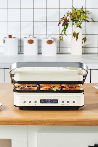 Karaca Presto 2 In 1 Digital 2009 6 Dilim 2000 W Izgara ve Tost Makinesi